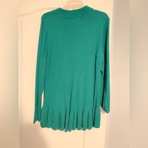 Issac Mizrahi ruffle sweater